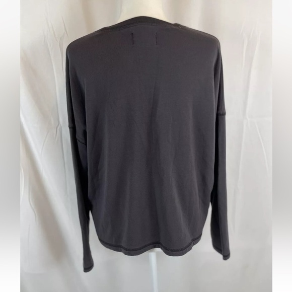 Madewell MWL Superbrushed Easygoing Sweatshirt Crew Neck Long Sleeve Gray Sz. M - Picture 7 of 16